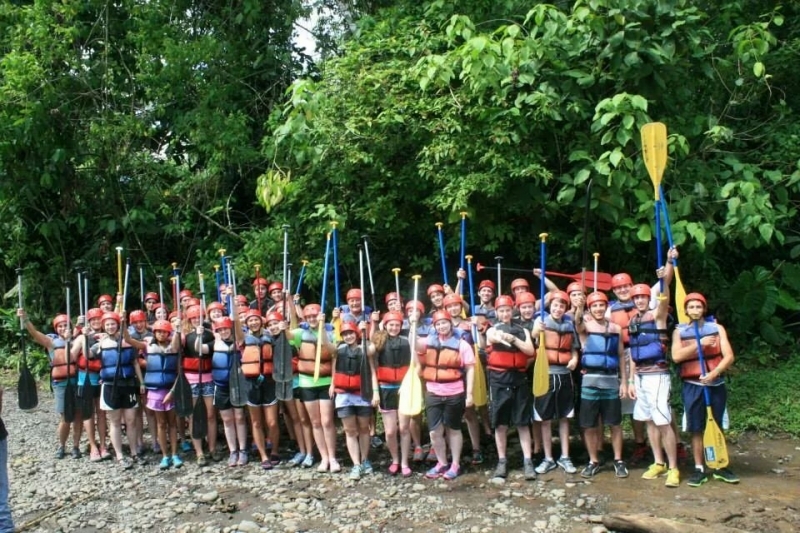 Rafters ready for their adventure!