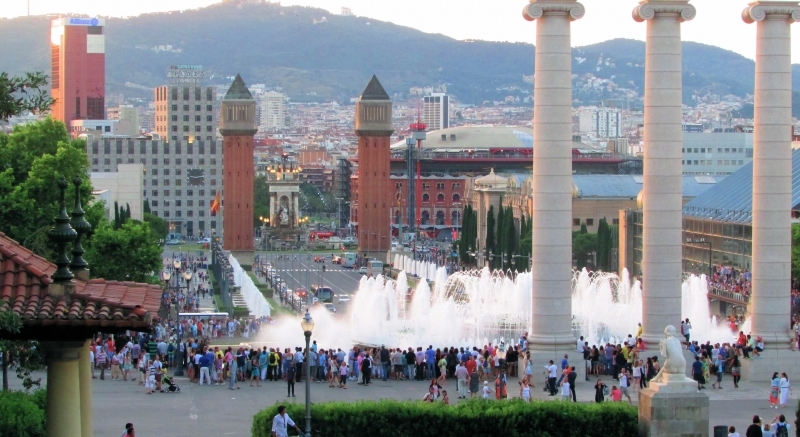 Montjuïc Fountain in Barcelona